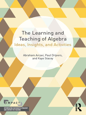 cover image of The Learning and Teaching of Algebra
